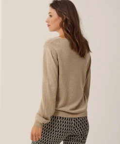 Jersey * De Lurex Con Cuello En V