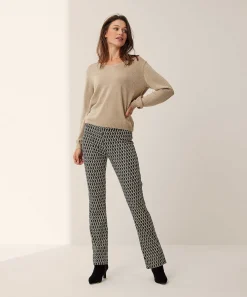 Jersey * De Lurex Con Cuello En V