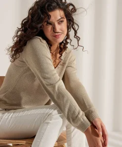 Jersey * De Lurex Con Cuello En V