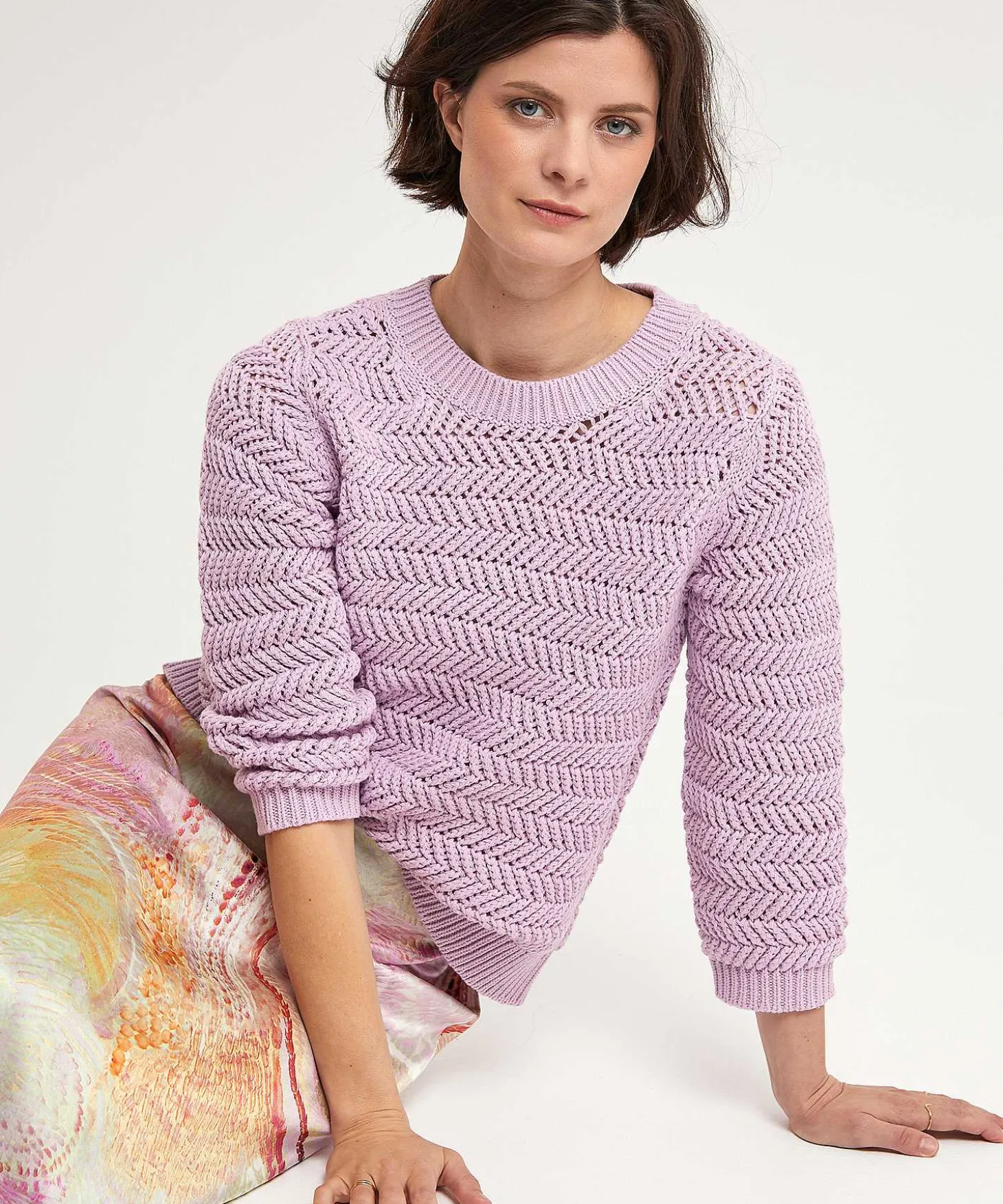 Jersey Calado En Zigzag *
