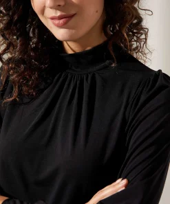 Jersey De Cuello Alto Con Pliegues Giulia E Tu