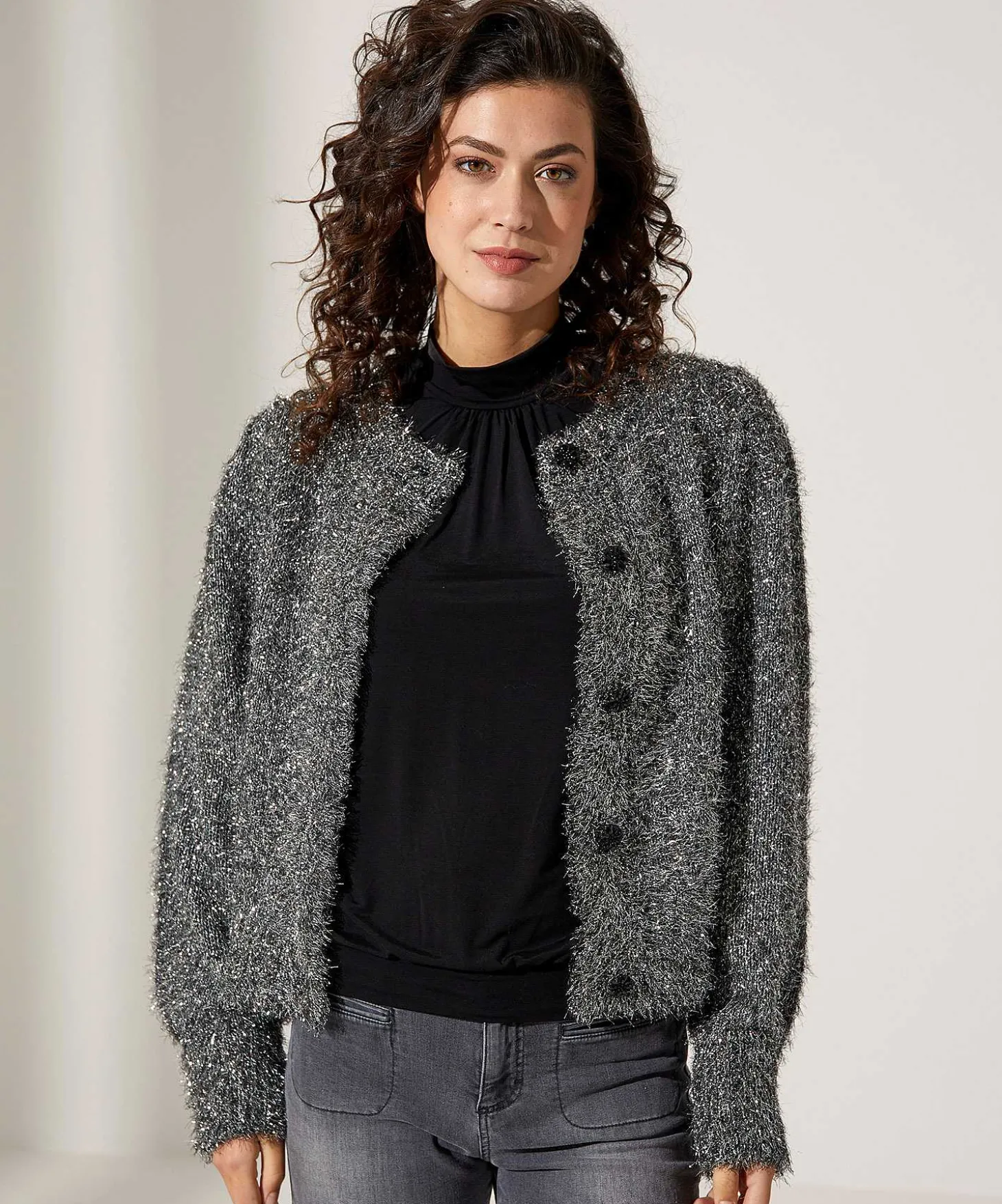 Jersey De Cuello Alto Con Pliegues Giulia E Tu
