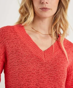 Jersey De Hilo Con Cinta * Con Cuello En V