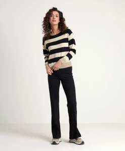 Jersey De Rayas Con Cuello De Lurex Giulia E Tu