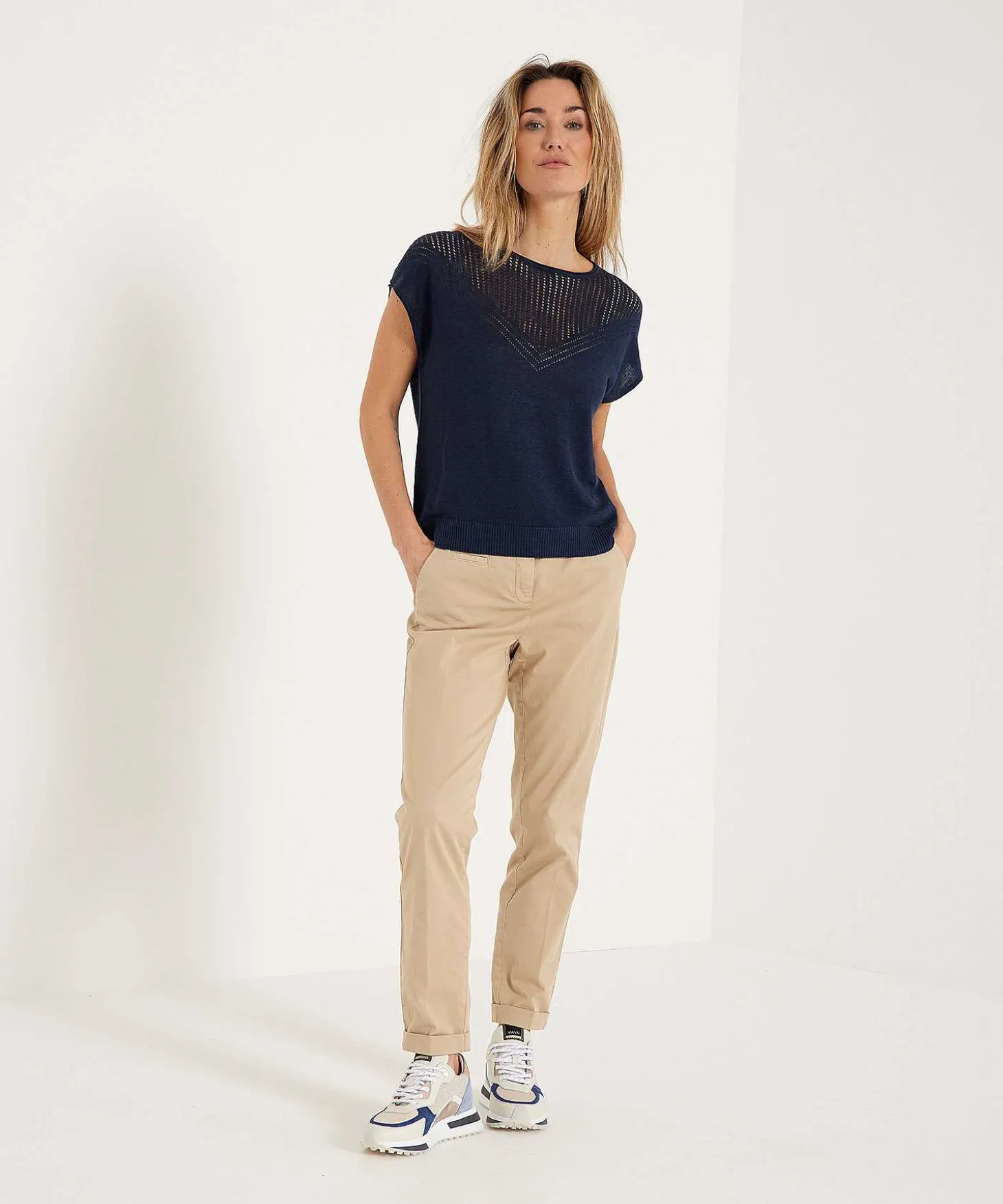 Jersey Emotions De Lino Pointelle
