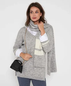Jersey Extragrande Con Cuello En V Giulia E Tu