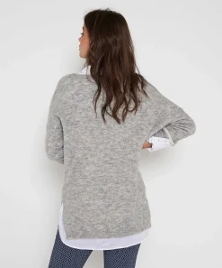 Jersey Extragrande Con Cuello En V Giulia E Tu