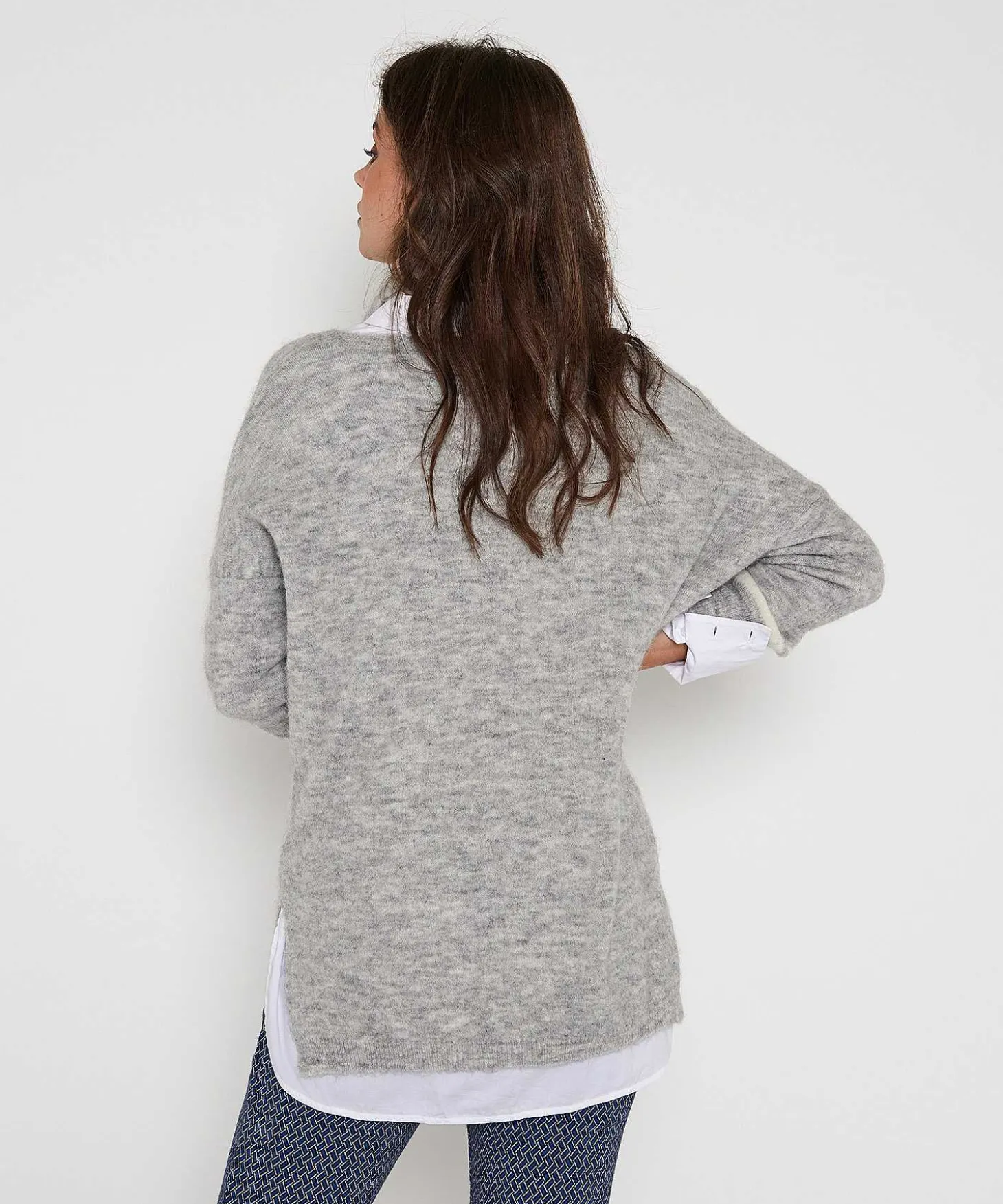 Jersey Extragrande Con Cuello En V Giulia E Tu