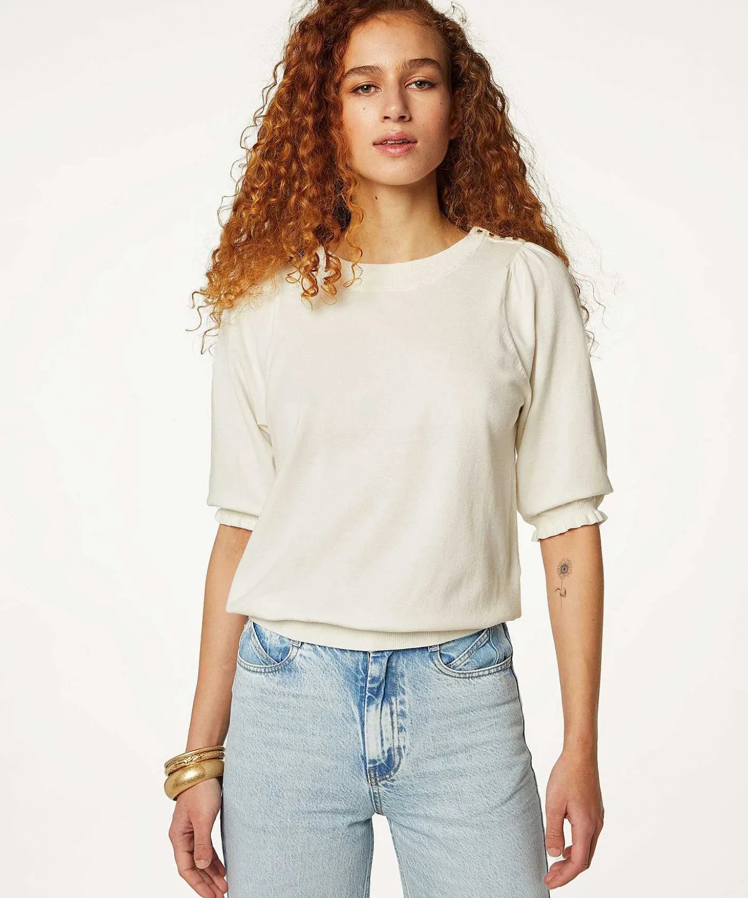 Jersey Fabienne Chapot Con Detalle De Hombros Milly