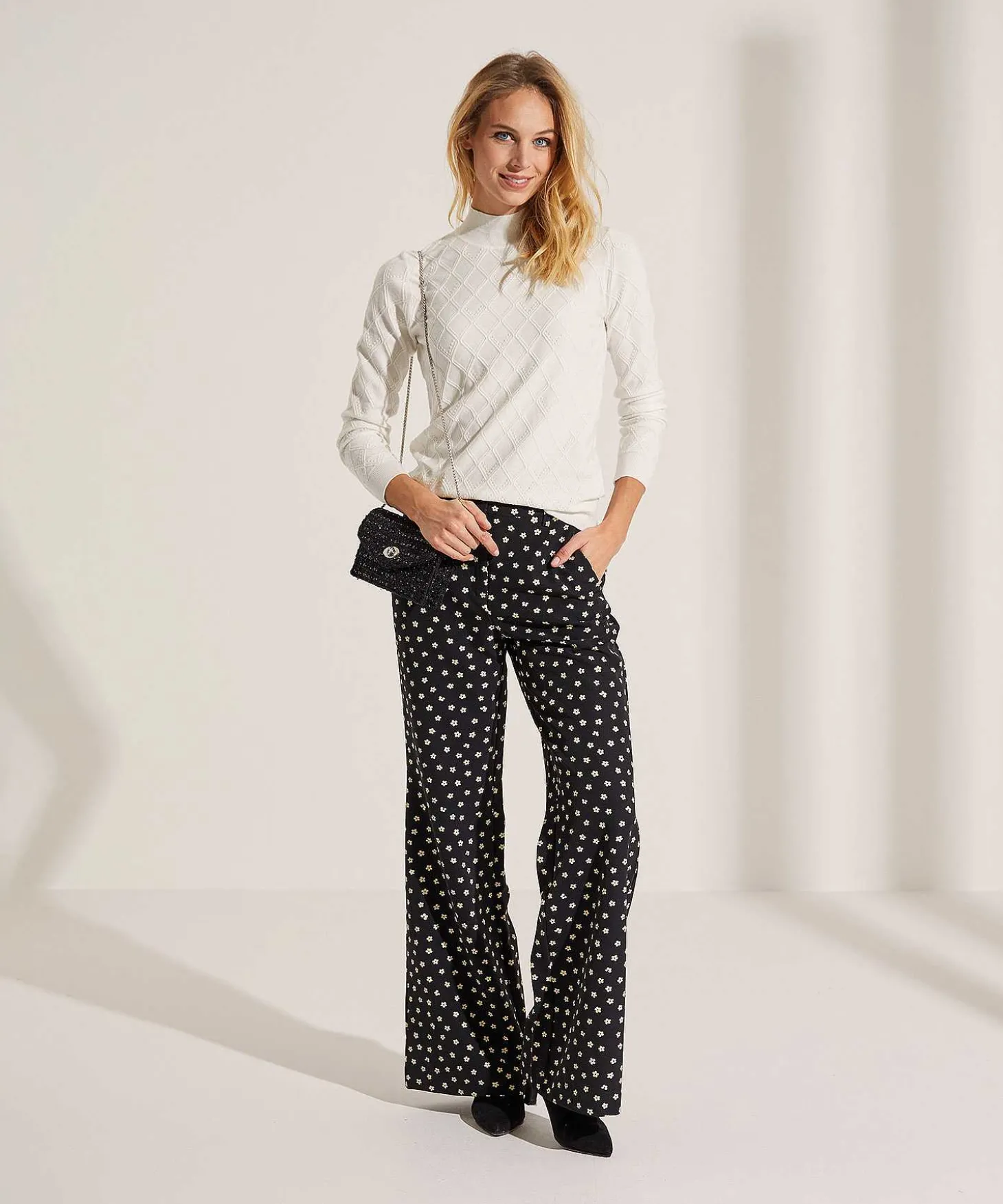 Jersey Leo & Ugo De Jacquard Con Perlas