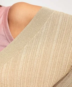 Jersey Liu Jo Con Cuello En V Y Lurex