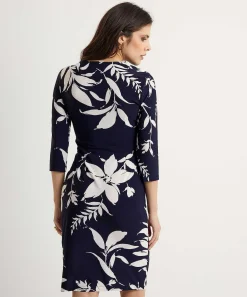 Joseph Ribkoff Vestido Cruzado Flor