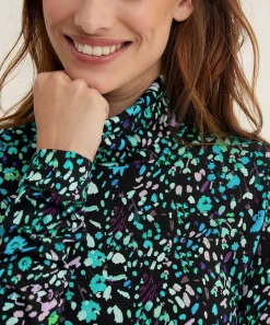 Kyra Jersey De Cuello Alto Flor Justa