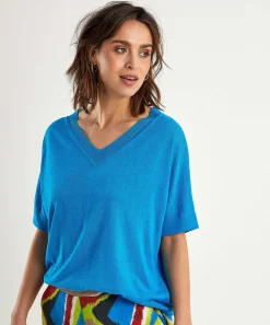 Kyra Jersey Mezcla De Lino Esther
