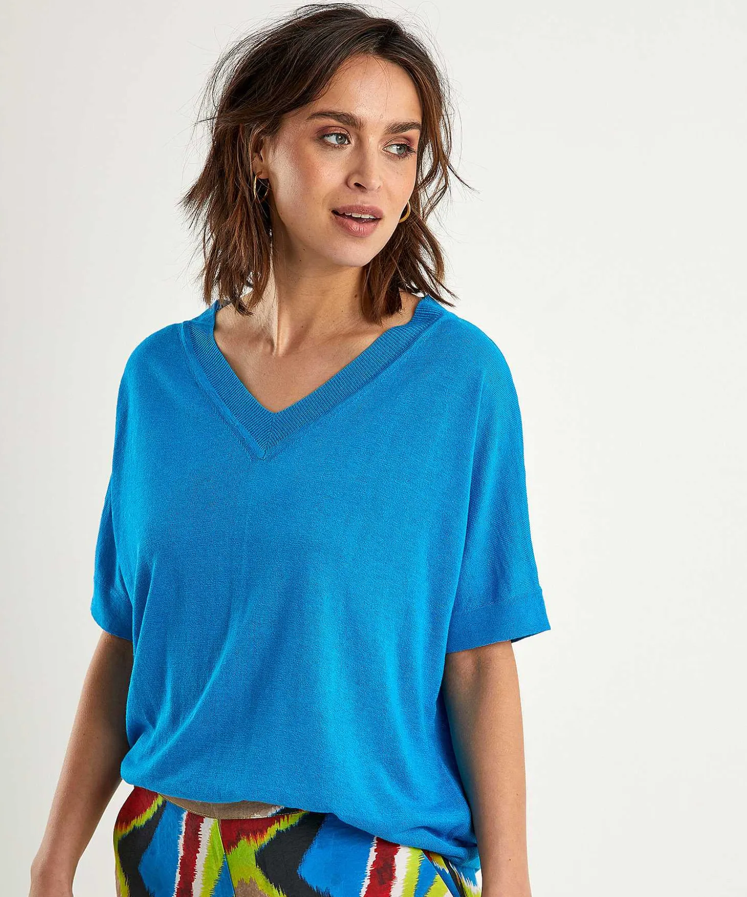 Kyra Jersey Mezcla De Lino Esther