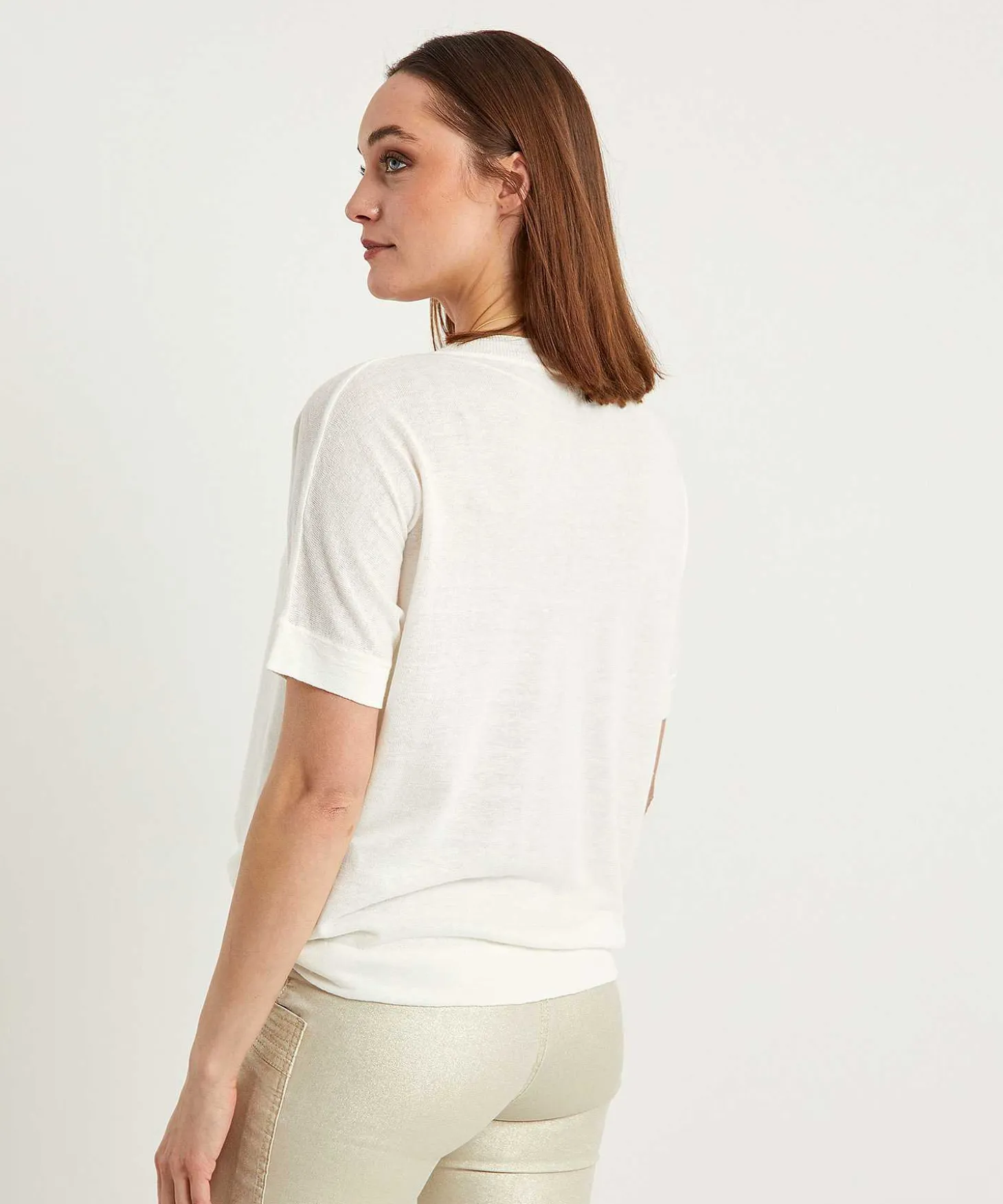Kyra Jersey Mezcla De Lino Esther