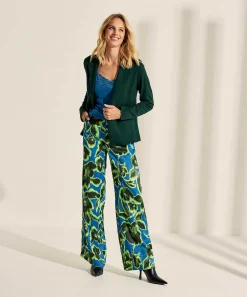 Kyra Pantalones Sedosos Flor Agatha