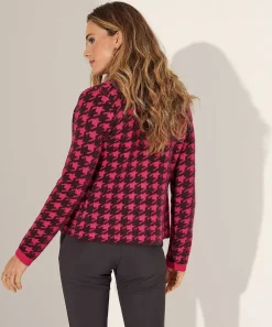 Kyra Pied-De-Poule Blazer Chaqueta Kitty