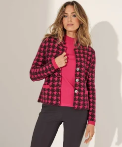 Kyra Pied-De-Poule Blazer Chaqueta Kitty