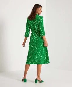 Kyra Vestido Botones Estampado Lunares Raquel