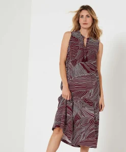 Kyra Vestido De Rayas Estampado De Lineas Ria