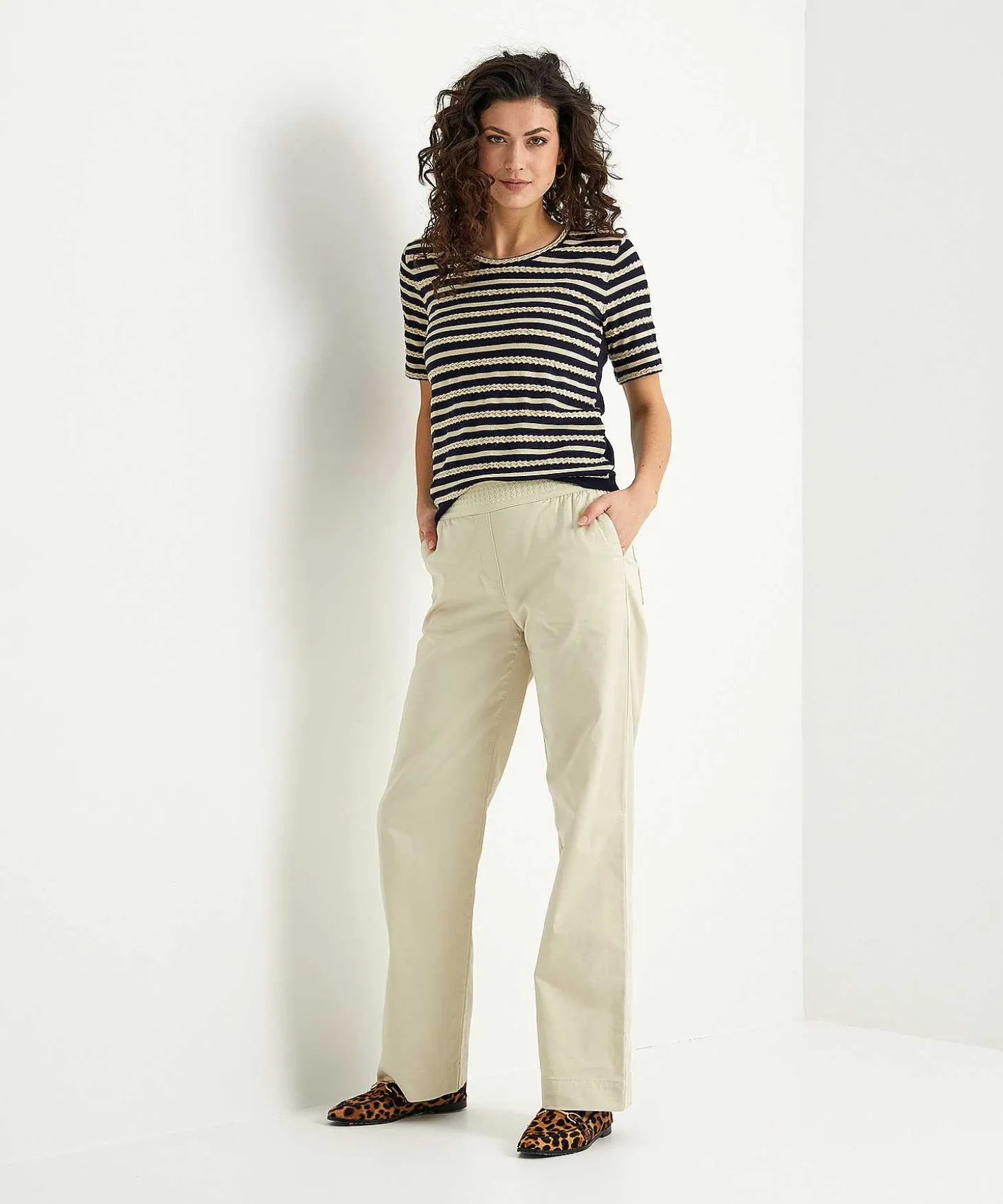 Leo & Ugo Jersey Rayas Orillas Lurex