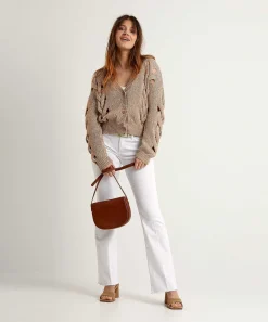 Luisa Cerano Cardigan Calado Lentejuelas