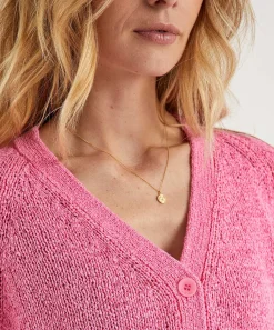 Luisa Cerano Cardigan De Hilo Con Cintas