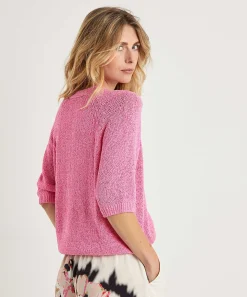Luisa Cerano Cardigan De Hilo Con Cintas