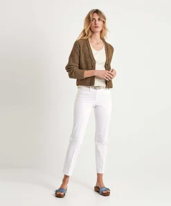 Luisa Cerano Cardigan Escote En Pico Lurex