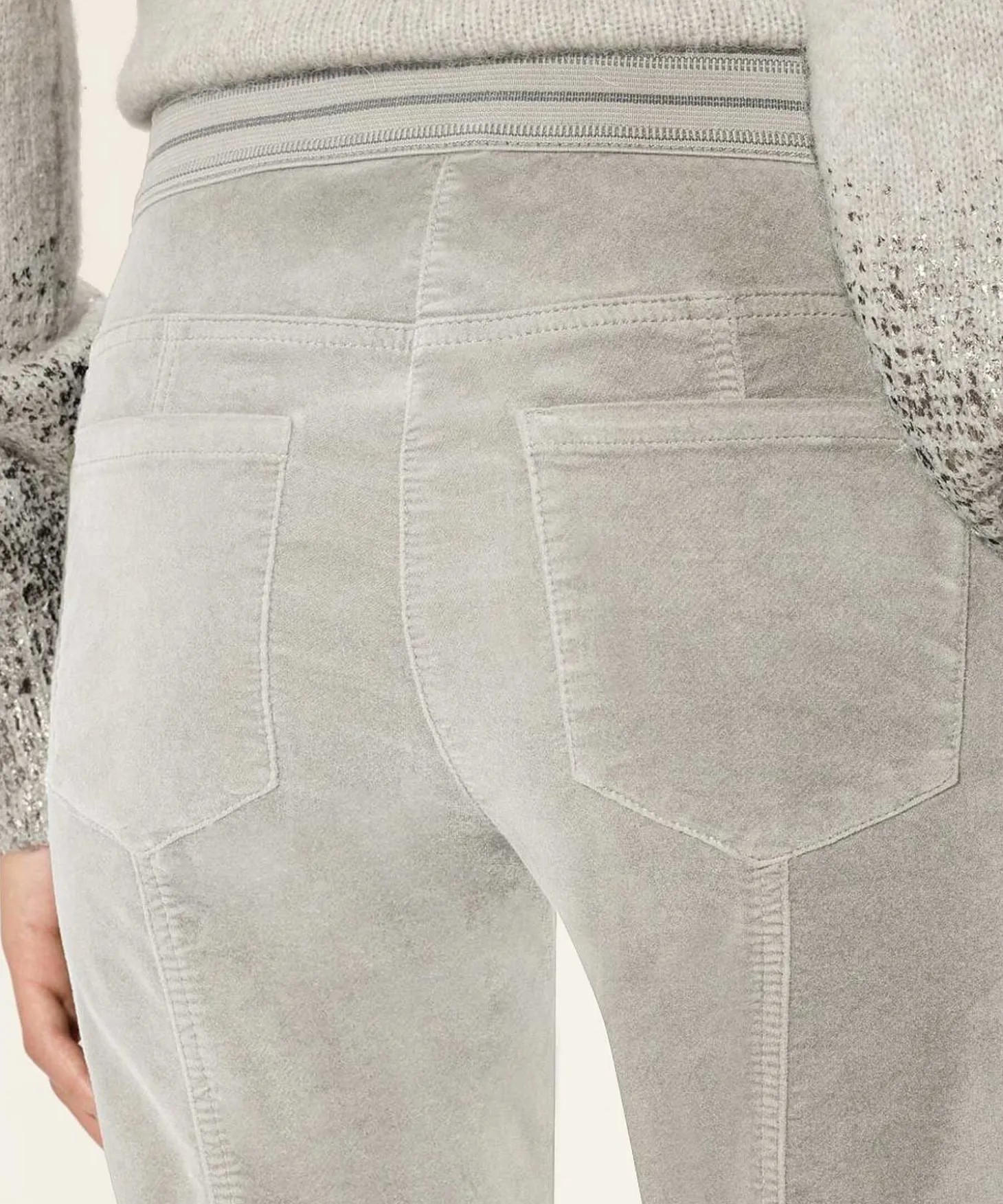 Luisa Cerano Pantalon Pitillo Terciopelo
