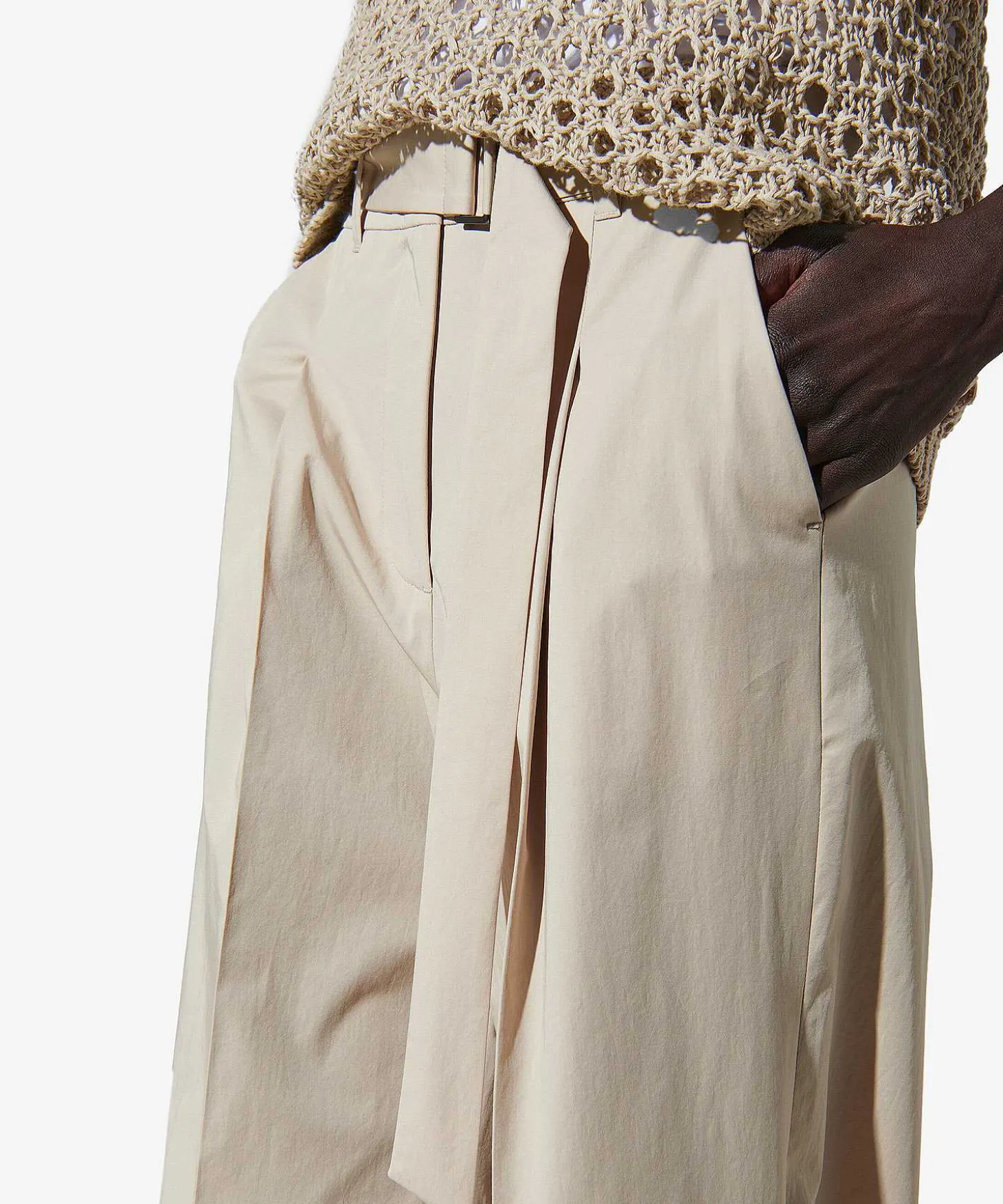 Luisa Cerano Pantalones Anchos Con Cinturon