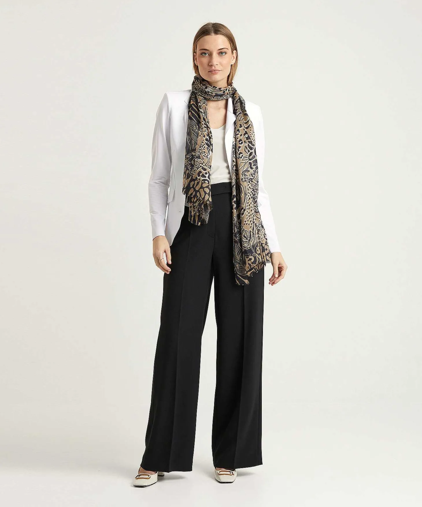 Luisa Cerano Pantalones Anchos De Crepe Ligero