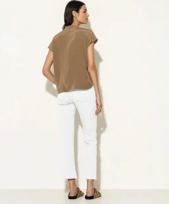 Luisa Cerano Pantalones Kick Flare Algodon Suave