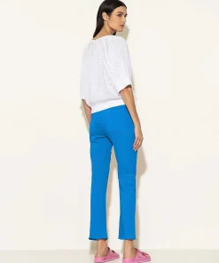 Luisa Cerano Pantalones Kick Flare Algodon Suave