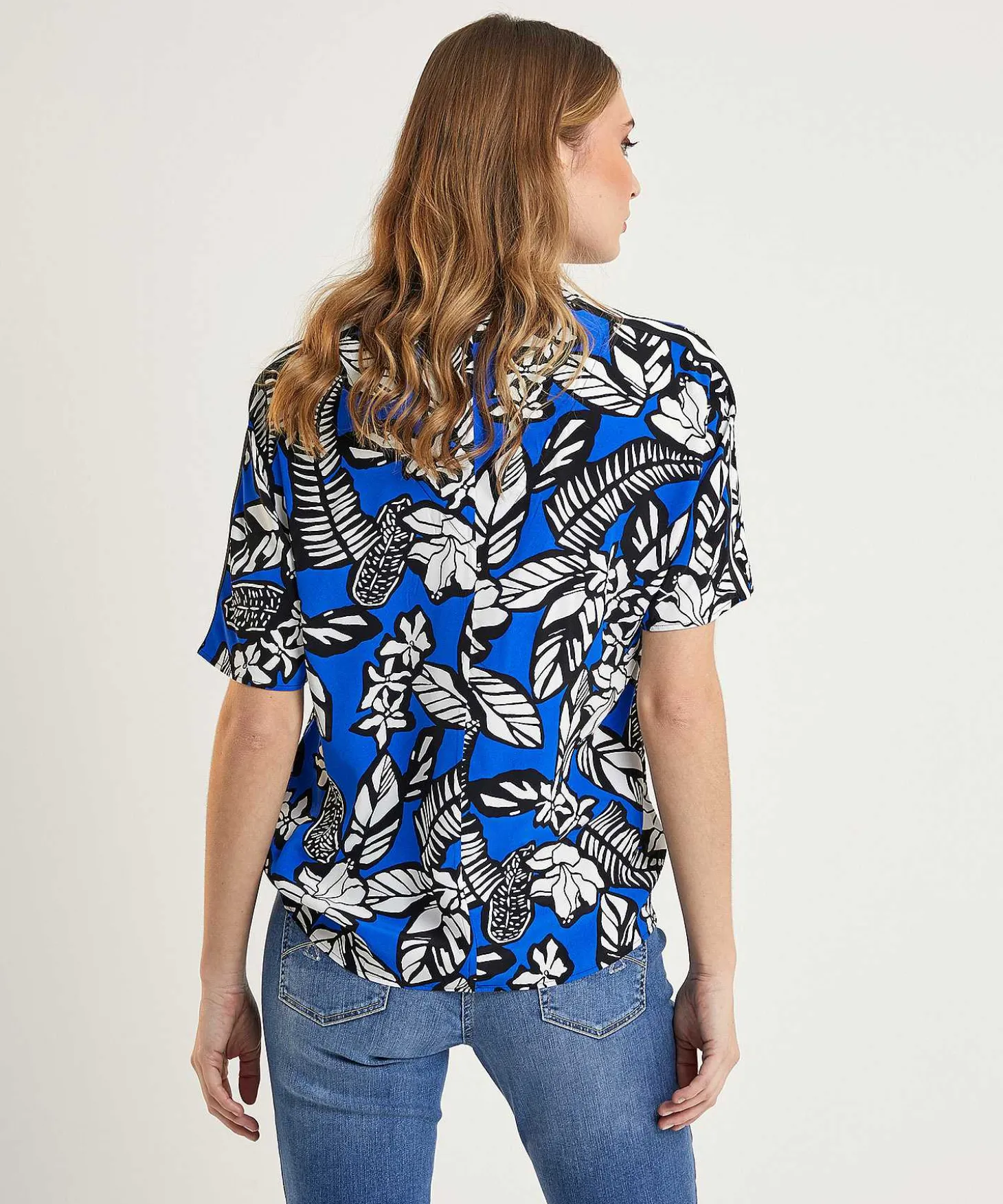 Marc Cain Blusa Deportiva Estampado De Hojas