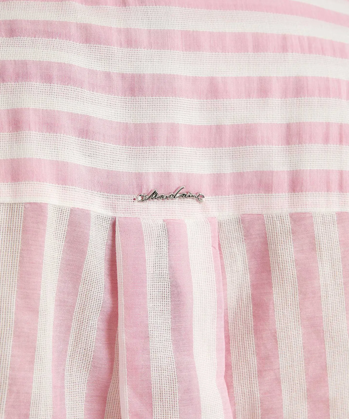 Marc Cain Blusa Voile De Algodon Rayas