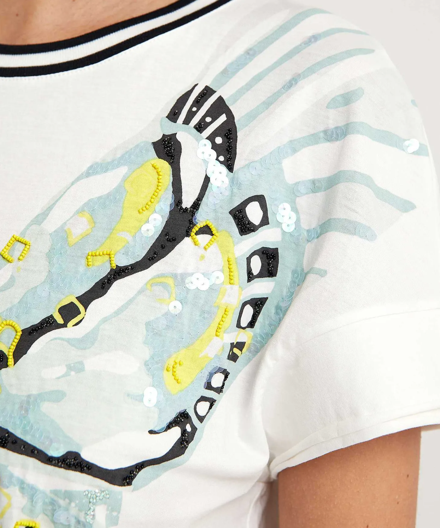 Marc Cain Camiseta Deportiva Estampado Libelula