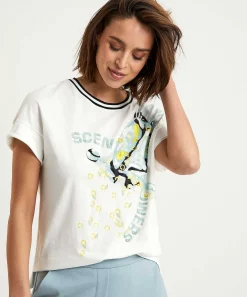 Marc Cain Camiseta Deportiva Estampado Libelula