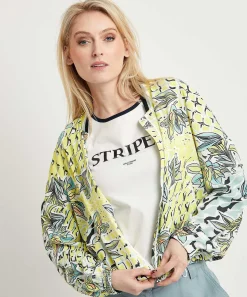 Marc Cain Chaqueta Bomber Deportiva Con Estampado Floral
