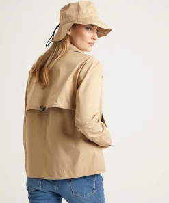 Marc Cain Chaqueta Corta Deportiva Cruzada Con Gorro De Pescador