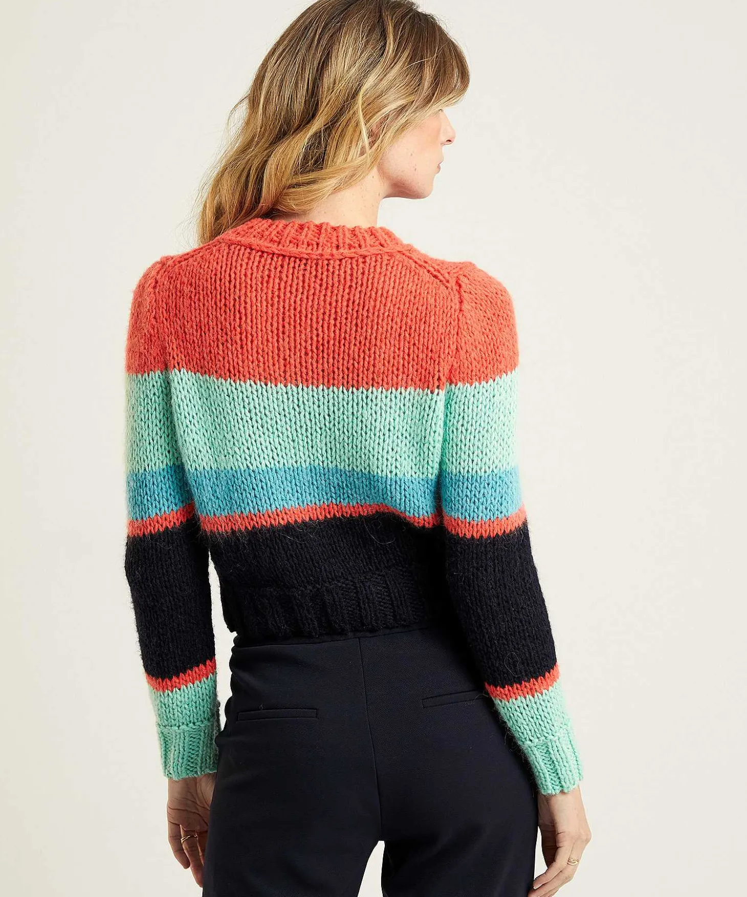 Marc Cain Jersey Corto Con Bloques De Color