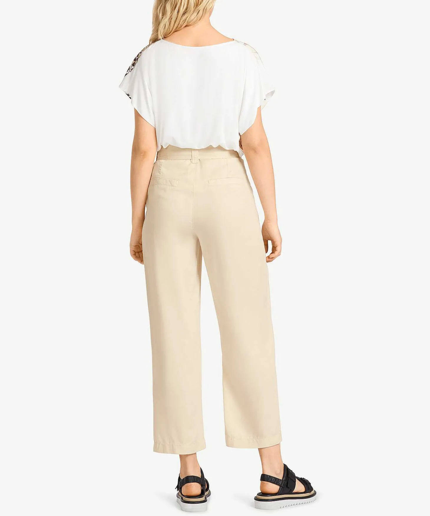 Marc Cain Pantalon Culotte Con Cinturon Welleri