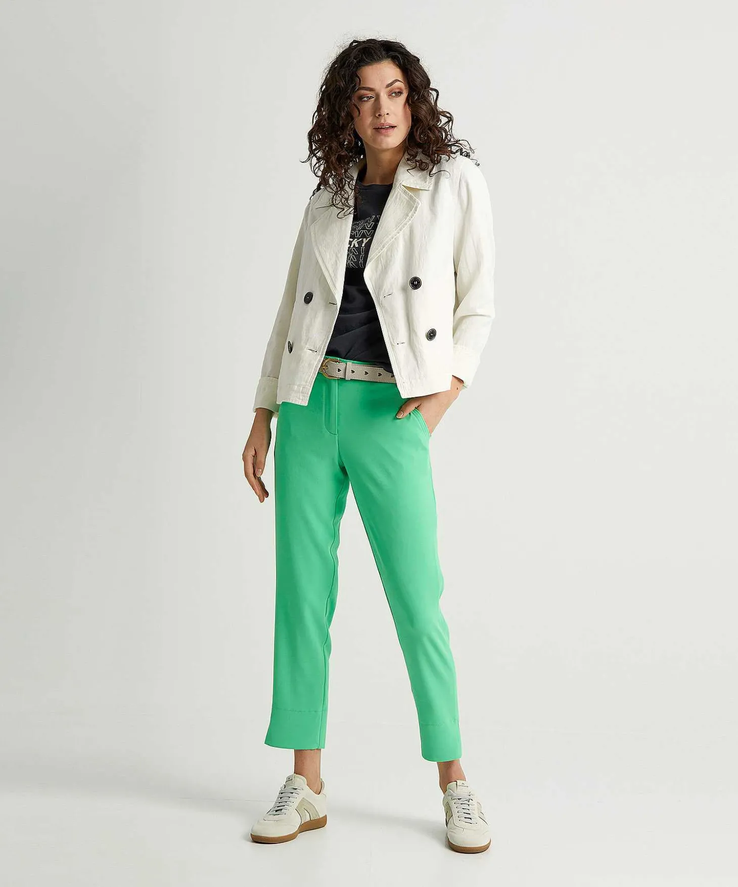 Marc Cain Pantalon Deportivo Cropped Tejido Viaje Fushun
