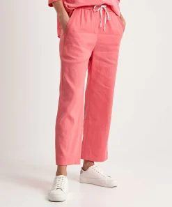 Marc Cain Pantalon Deportivo Cropped Mezcla De Lino Wusu