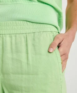 Marc Cain Pantalones De Mezcla De Lino Roanne