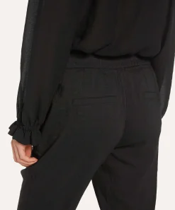 Marc Cain Pantalones De Mezcla De Lino Roanne