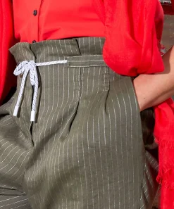 Marc Cain Pantalones Paperbag