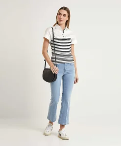 Marc Cain Polo Deportivo Blusa Rayas