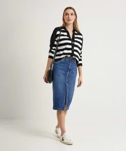 Marc Cain Sports Cardigan Extragrande Rayas